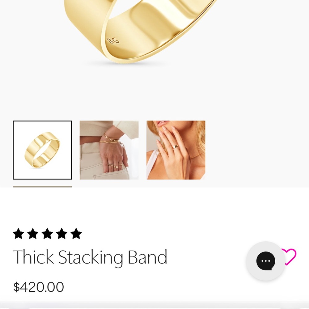 Baby Gold 14k gold band - Picture 7 of 7